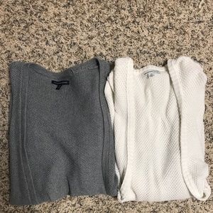 Two long cardigans from American Eagle